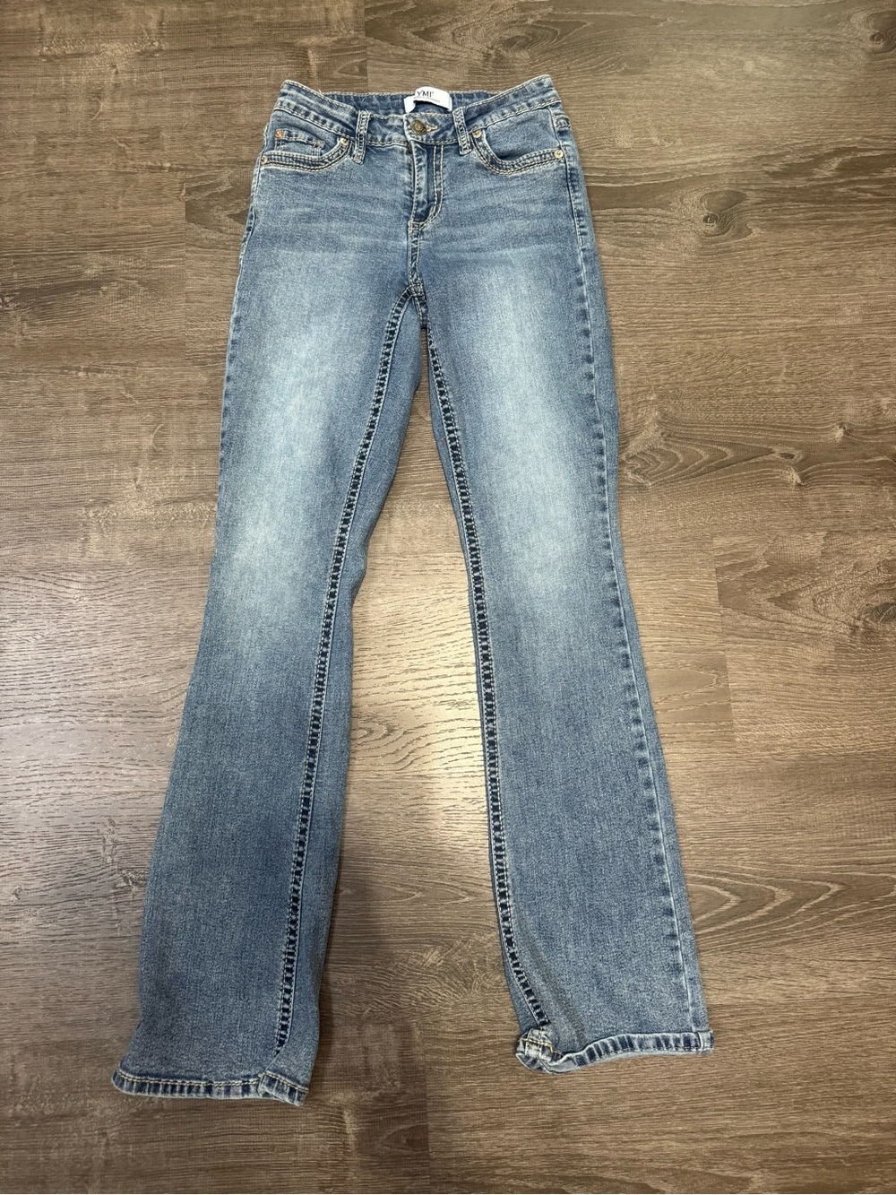 TMI Mid Wash Flare Jeans